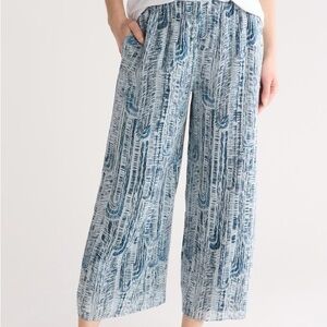 Theory abstract silky lined pants